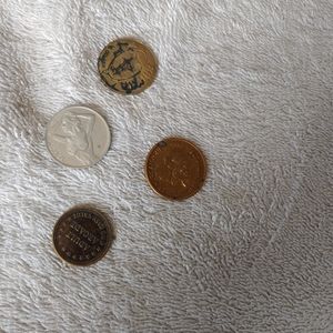 4 adult arcade coins